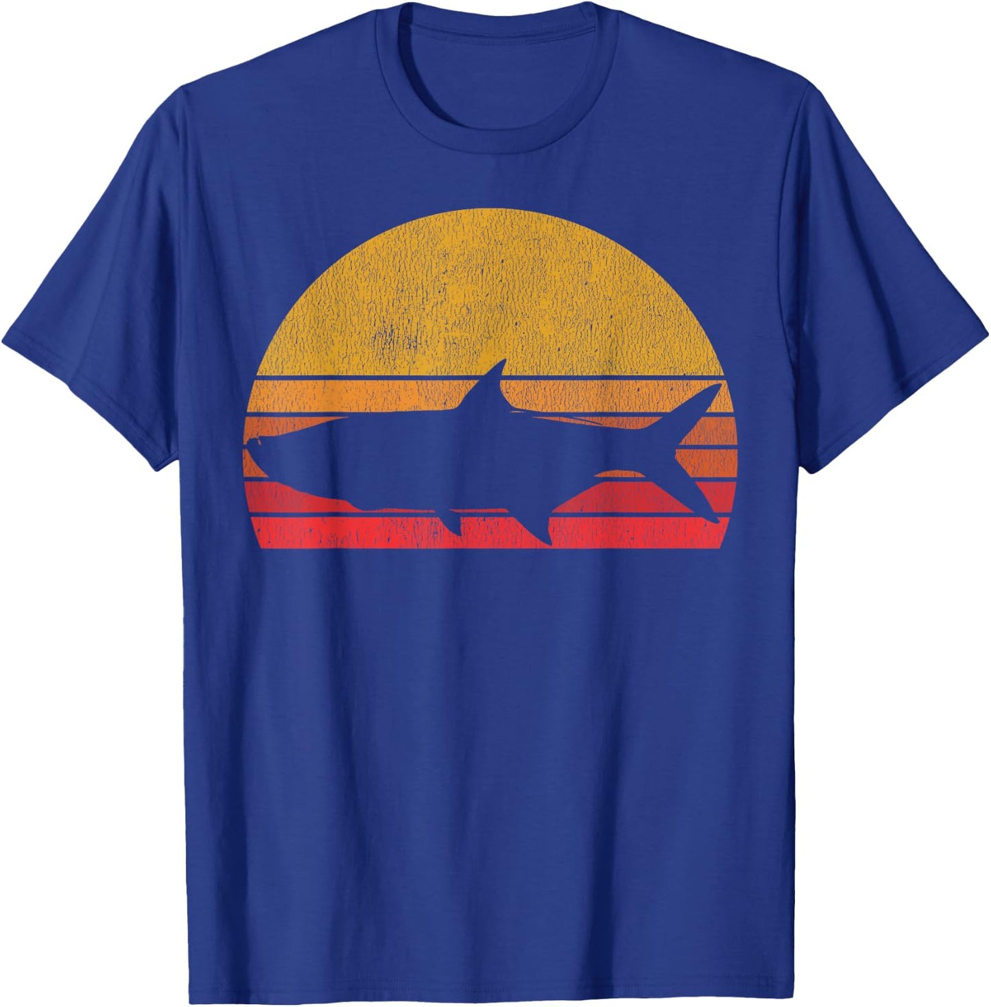 Tarpon Fishing - Retro Tarpon Saltwater Fisherman T-Shirt - T-Shirt | Royal