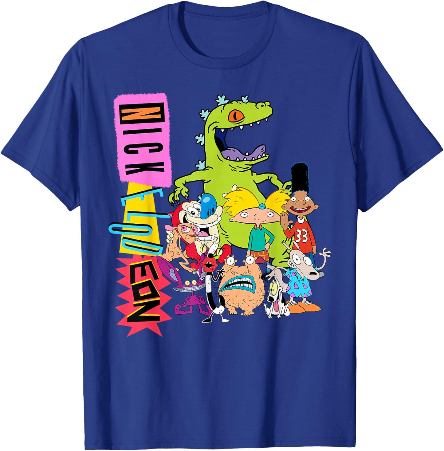 Nickelodeon Throwback Retro Character T-Shirt - T-Shirt | Royal