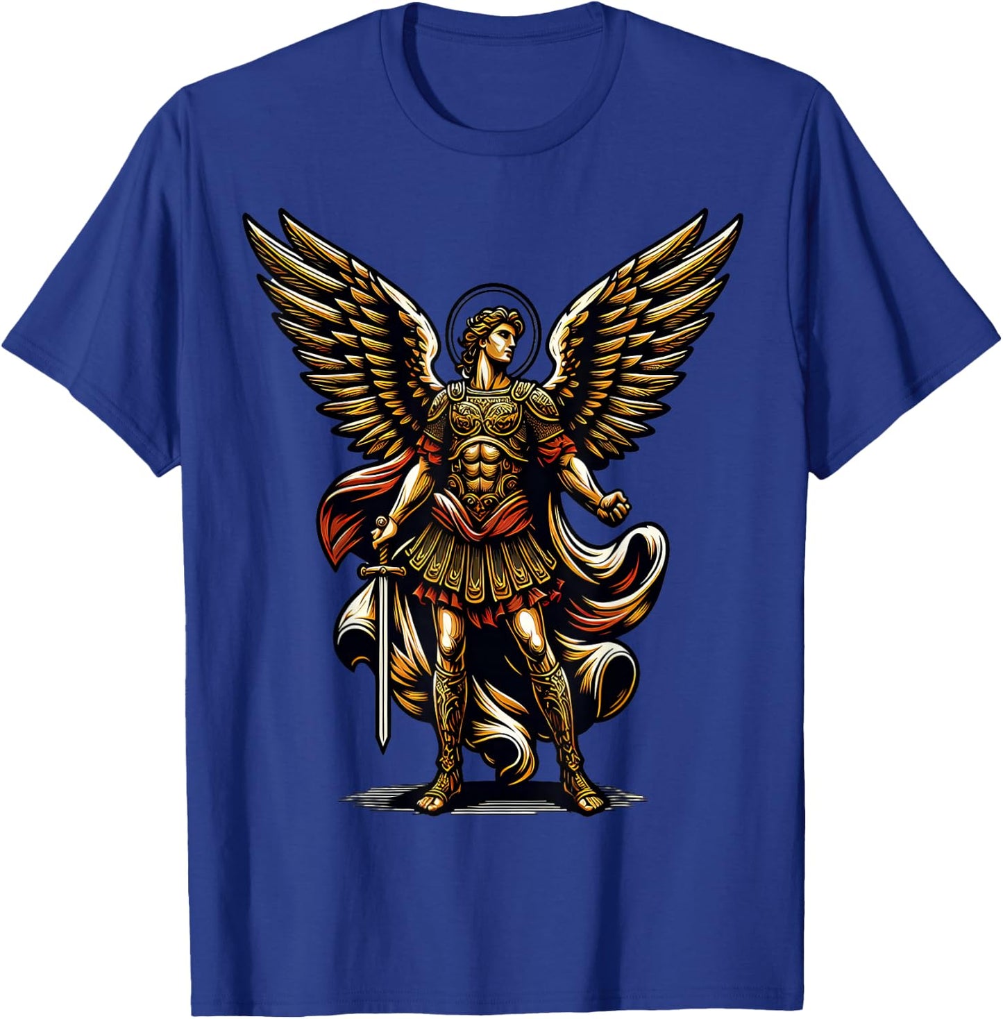 Saint Michael Archangel T-Shirt - T-Shirt | Royal