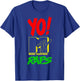 Yo! Mtv Raps Red Yellow Green Stack Text T-Shirt - T-Shirt | Royal