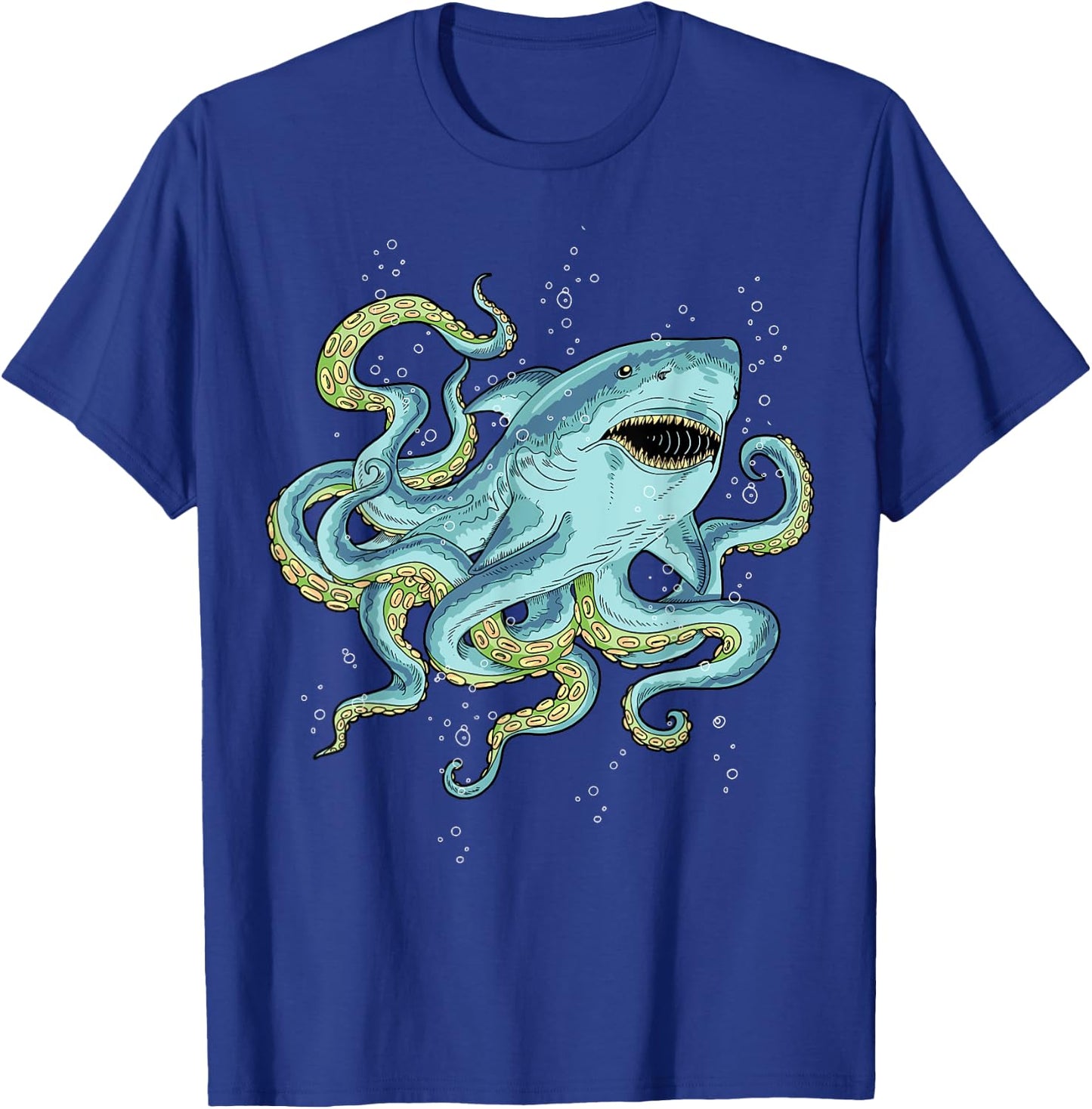 Half Shark Half Octopus Sharktopus T-Shirt - T-Shirt | Royal