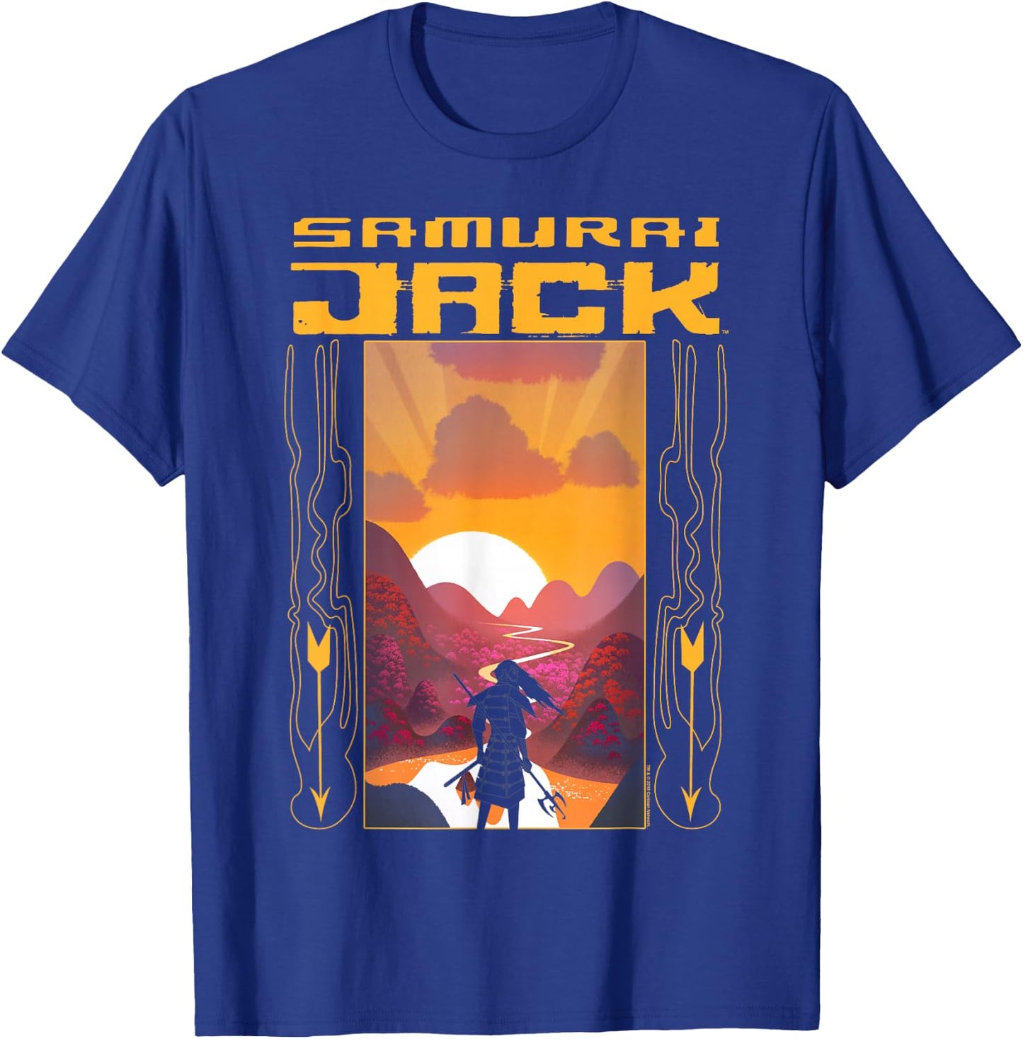 Samurai Jack Sunrise T-Shirt - T-Shirt | Royal