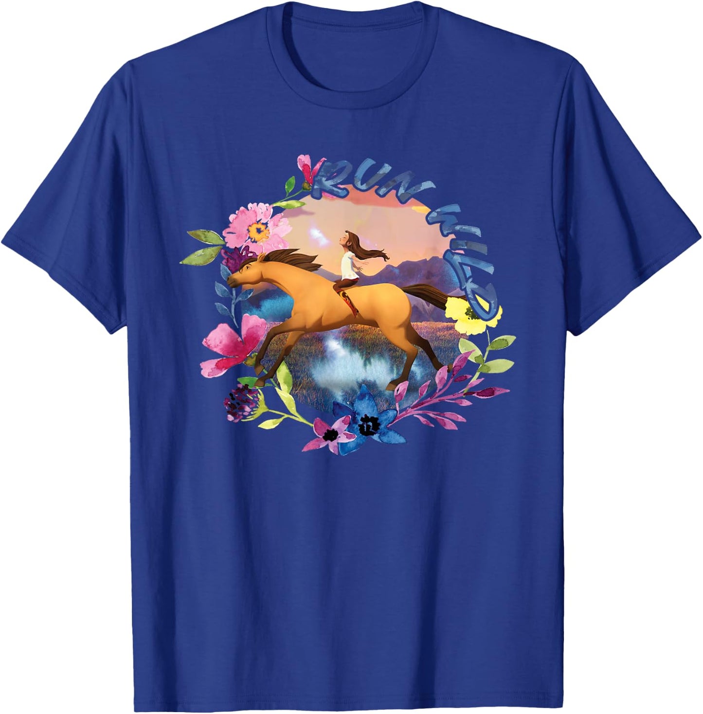Spirit Riding Free Living Out T-Shirt - T-Shirt | Royal