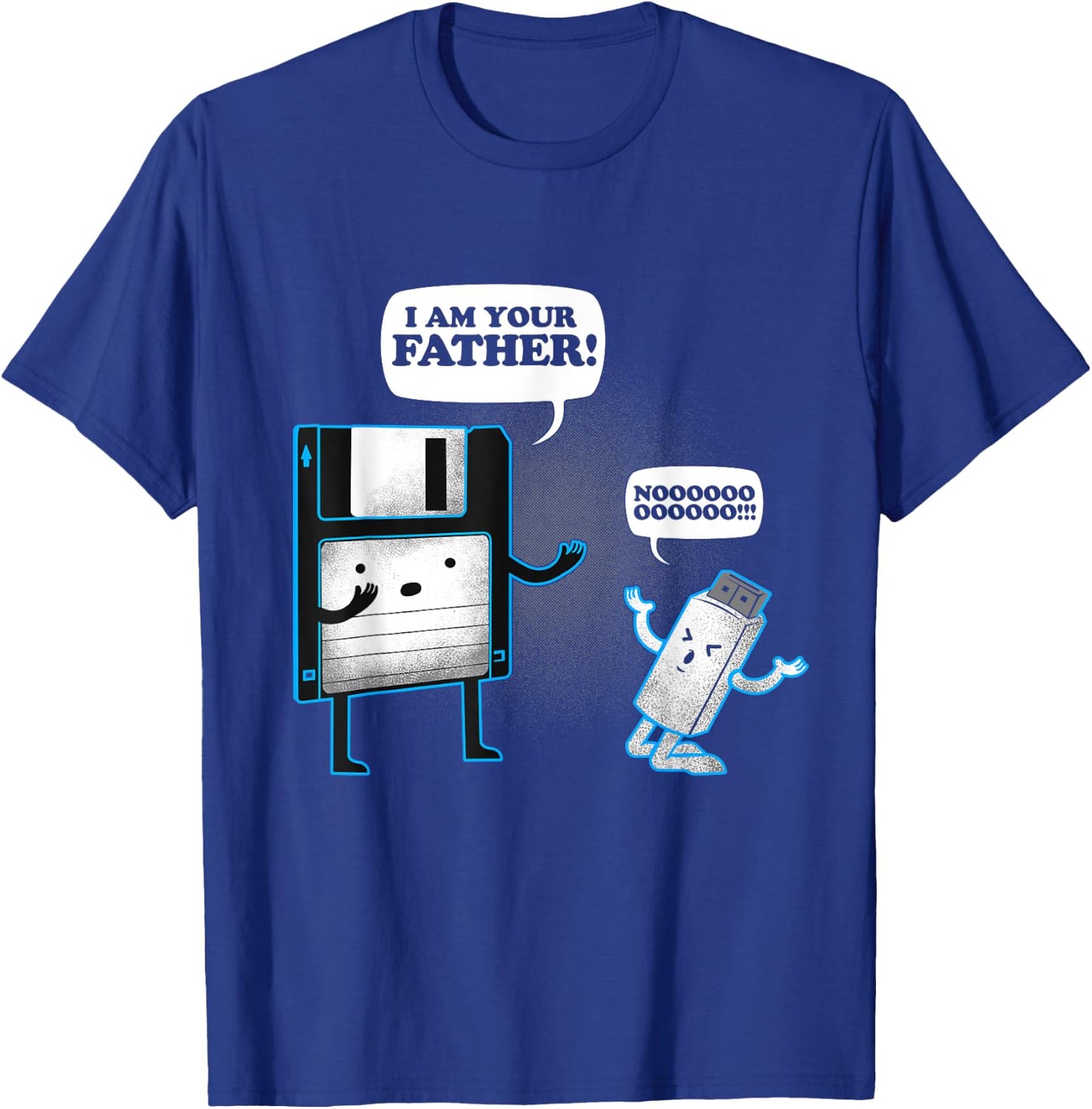 "I am your father" Floppy Disk & USB funny shirt T-Shirt - T-Shirt | Royal