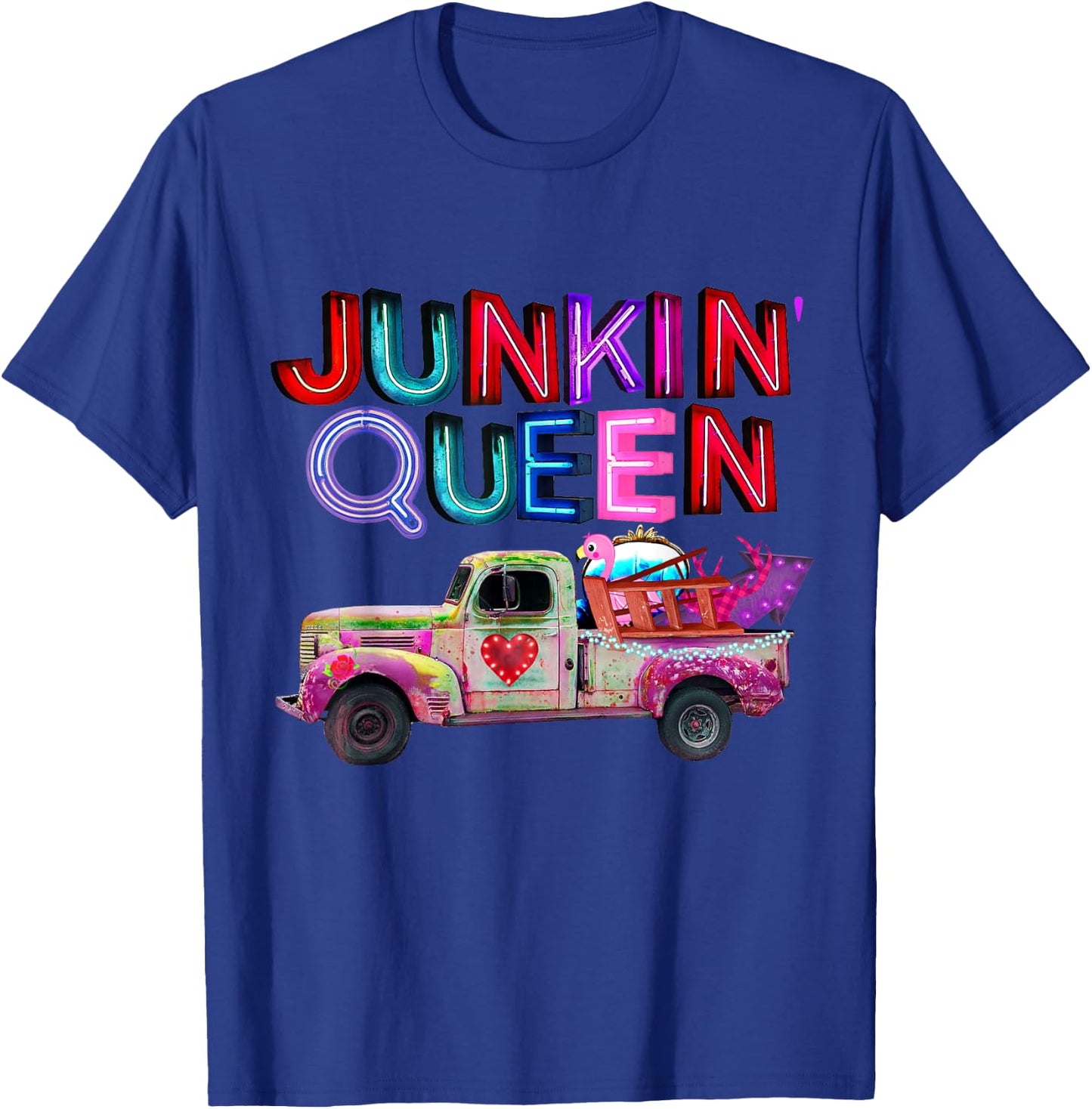 Junkin , Flea Markets, Vintage, Junker T-Shirt - T-Shirt | Royal