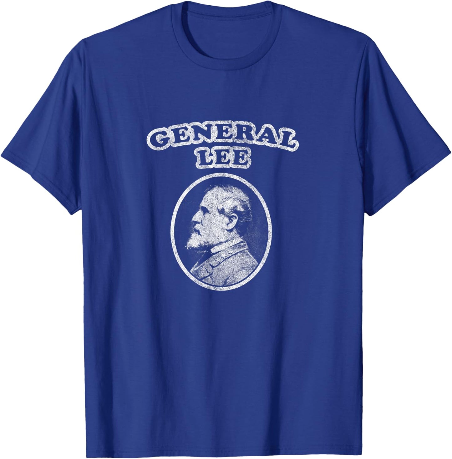 Retro General Lee by Civil War Shirt Co T-Shirt - T-Shirt | Royal