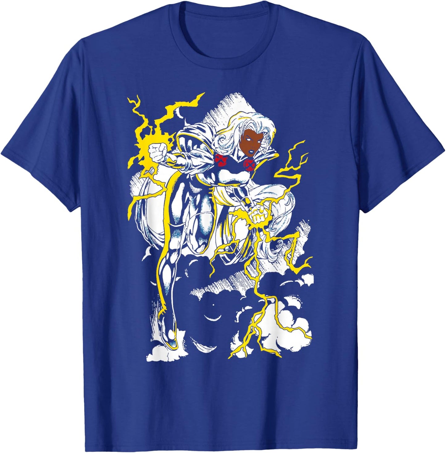 Marvel X-Men Storm Action Pose Retro Graphic T-Shirt - T-Shirt | Royal