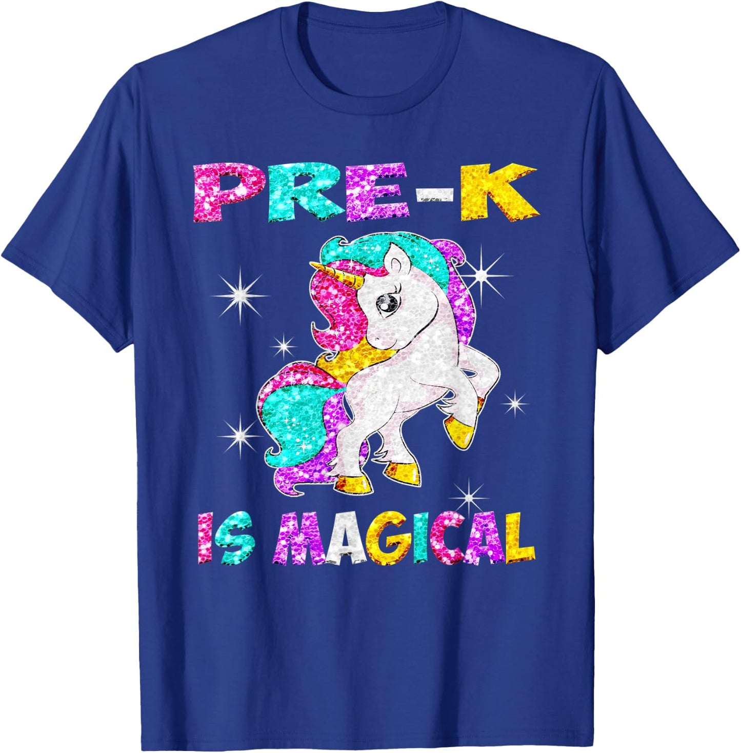 Pre-K is Magical Unicorn Back to School T-Shirt - T-Shirt | Royal