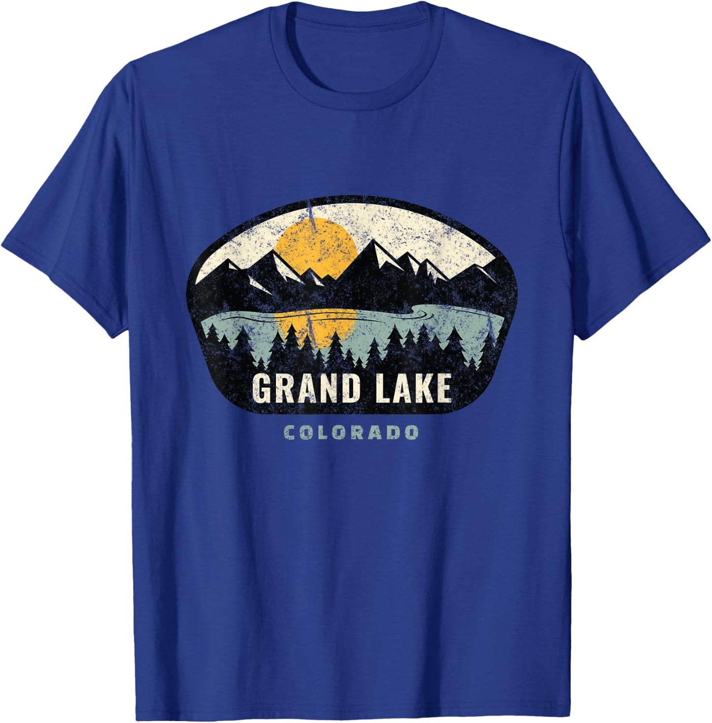 Grand Lake Colorado, CO Vacation Souvenir T-Shirt - T-Shirt | Royal