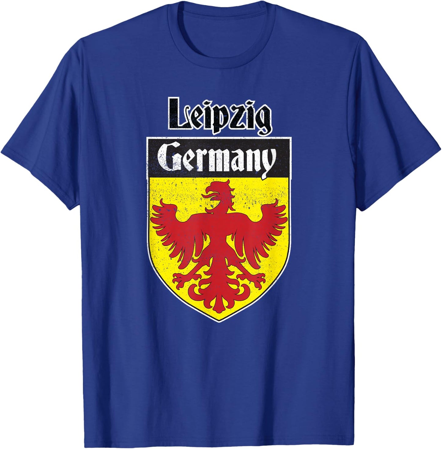 Vintage, Leipzig, Germany tourist, souvenir, German Gift T-Shirt - T-Shirt | Royal