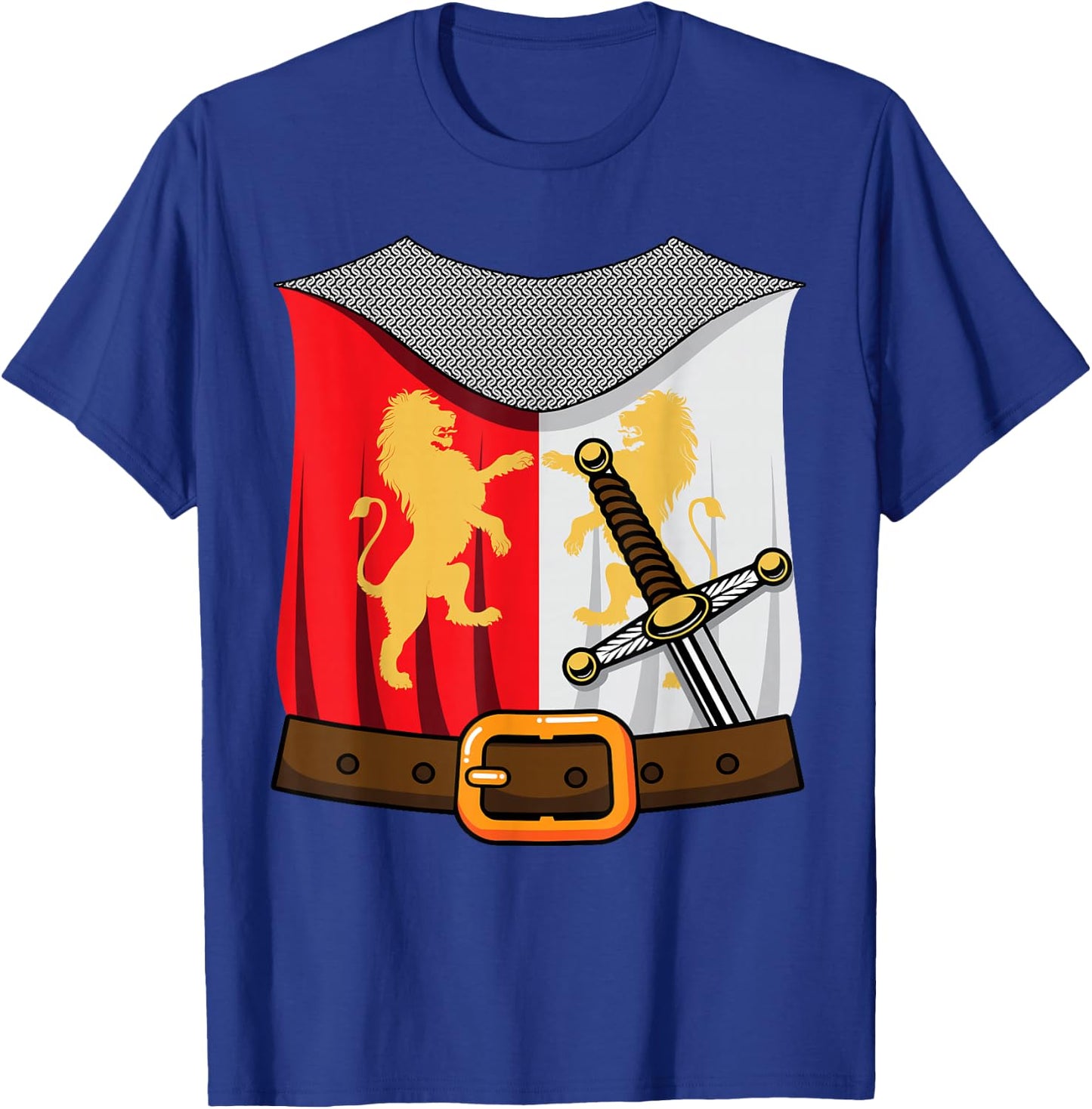 Medieval Knight Costume Funny Halloween Costume Shirt T-Shirt - T-Shirt | Royal