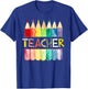 Colorful Teacher Appreciation Gift T-Shirt - T-Shirt | Royal