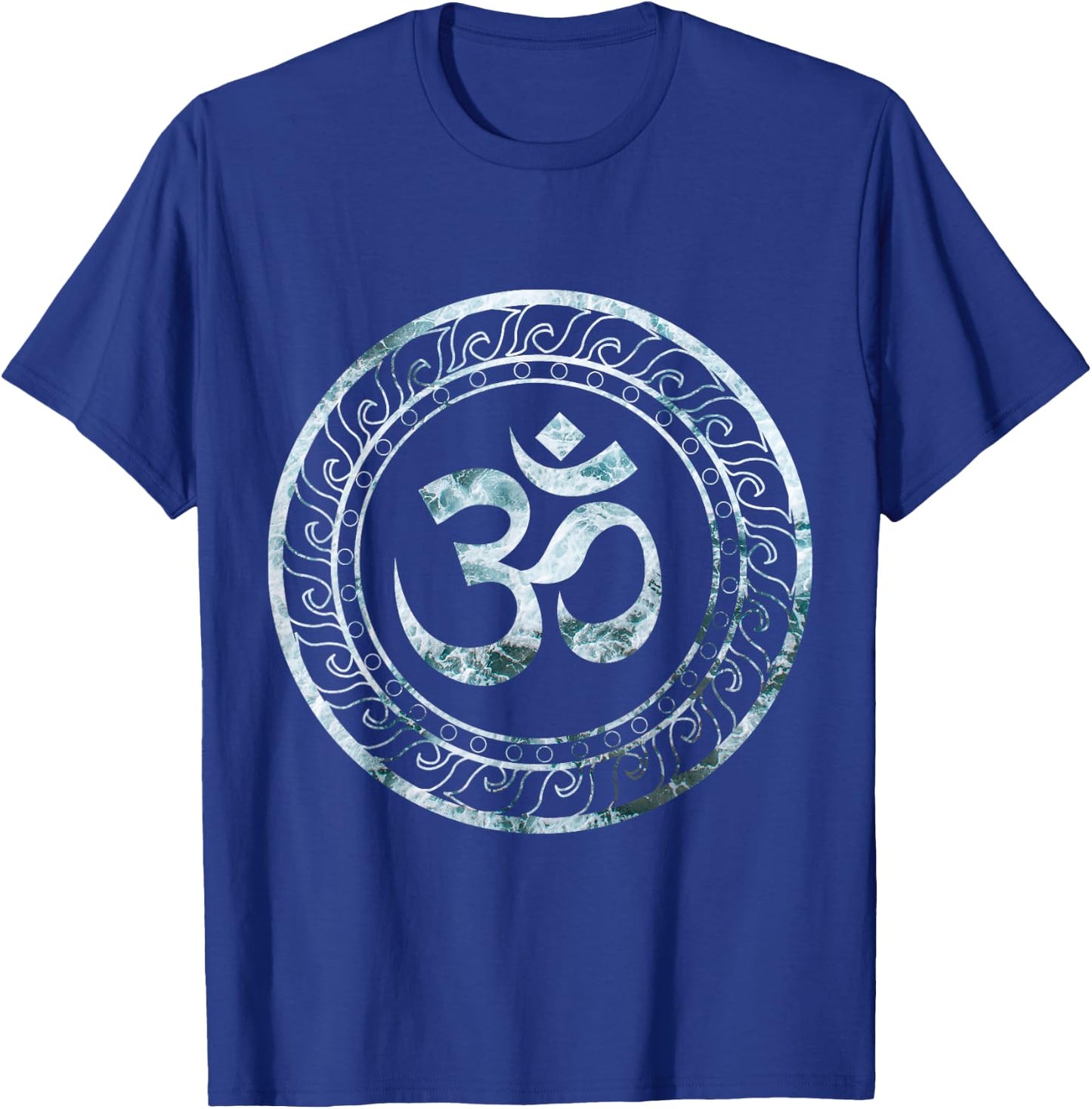Om Ohm Aum Symbol Spiritual Yoga T-Shirt - T-Shirt | Royal