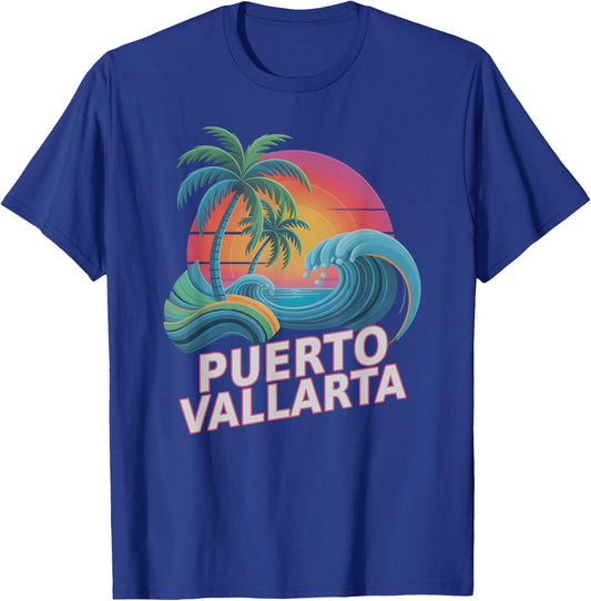 Kids Puerto Vallarta Trip Holiday Vacay Moms BFF Crew T-Shirt - T-Shirt | Royal
