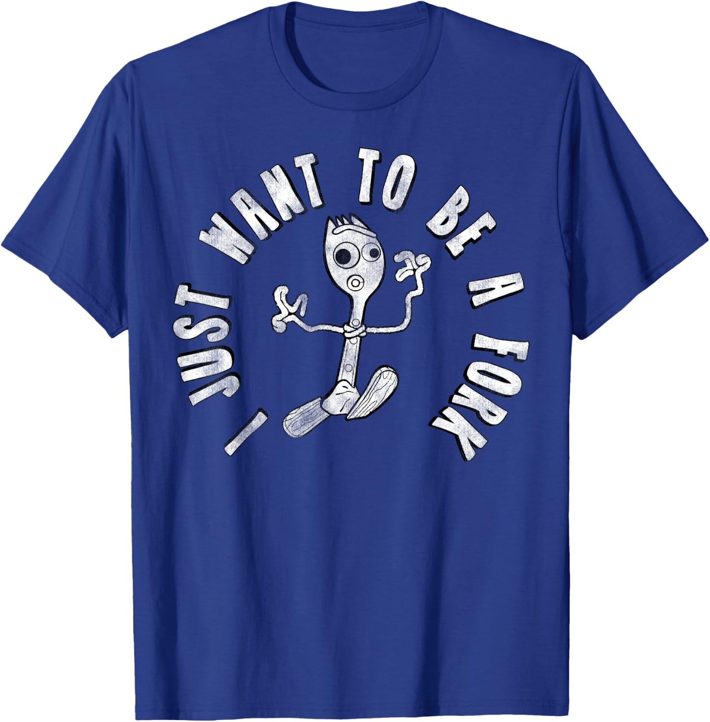Disney Pixar Toy Story 4 Forky I Don't Belong Poster T-Shirt - T-Shirt | Royal