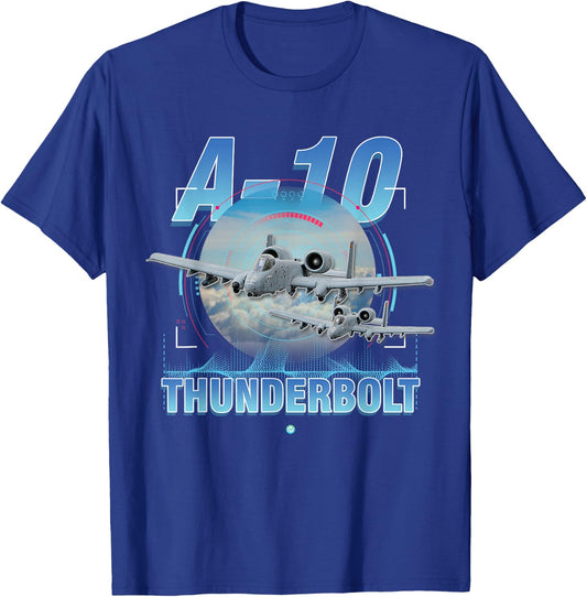 A-10 Thunderbolt II (Warthog) Gift Veterans T-Shirt - T-Shirt | Royal