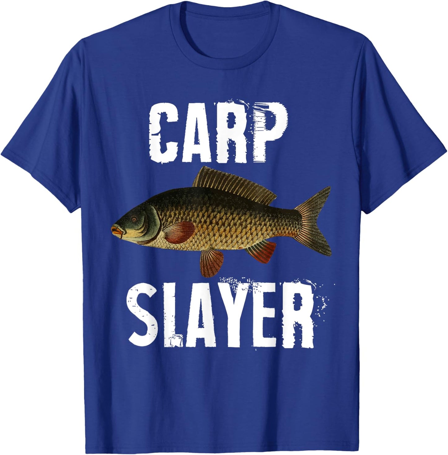 Carp Slayer Funny Fishing T-Shirt - T-Shirt | Royal