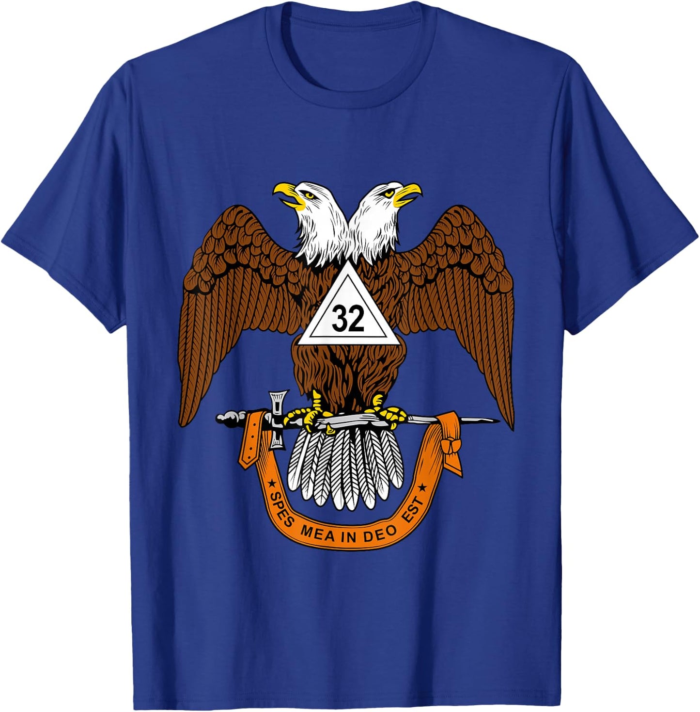 32nd Degree Mason T Shirt Masonic Scottish Rite Down T-Shirt - T-Shirt | Royal