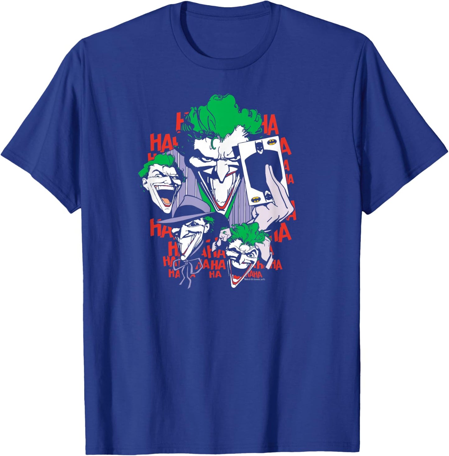 Batman the Joker Four of a Kind T Shirt T-Shirt - T-Shirt | Royal