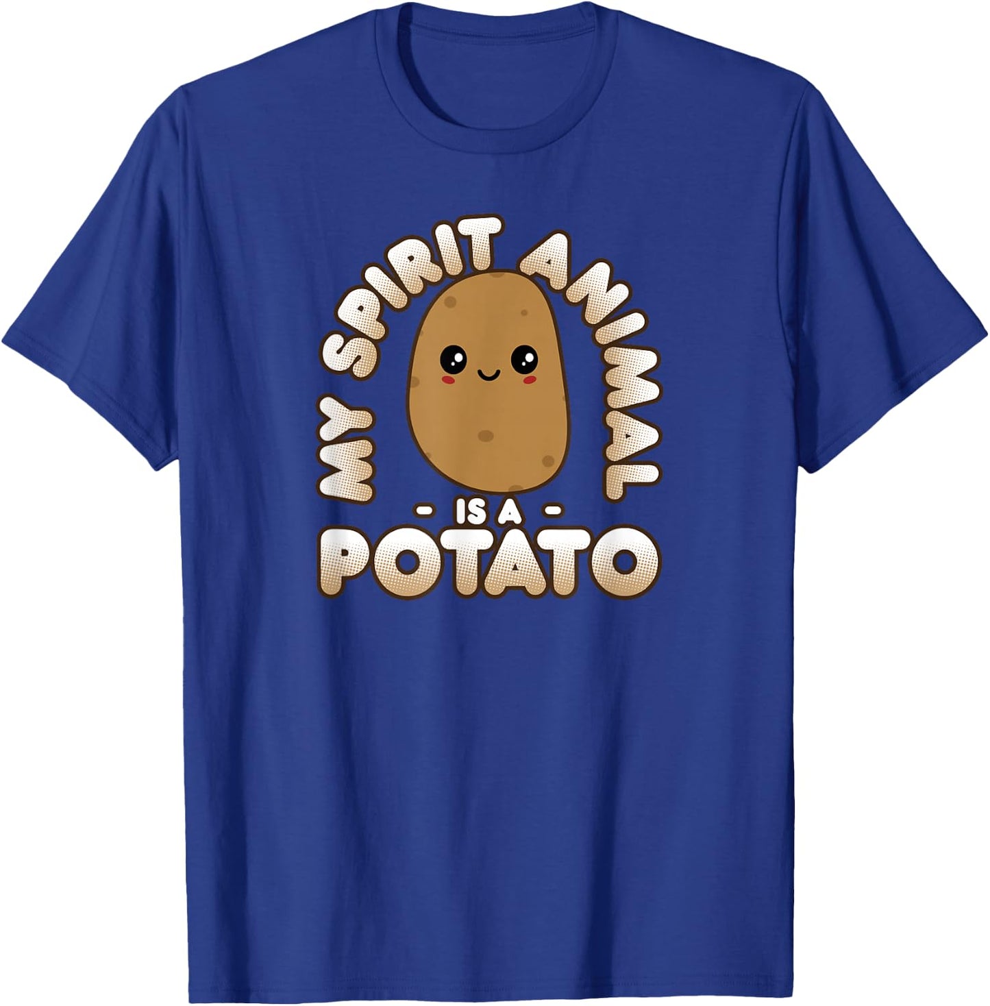 Funny Potato Cute Kawaii My Spirit Animal Is A Potato T-Shirt - T-Shirt | Royal
