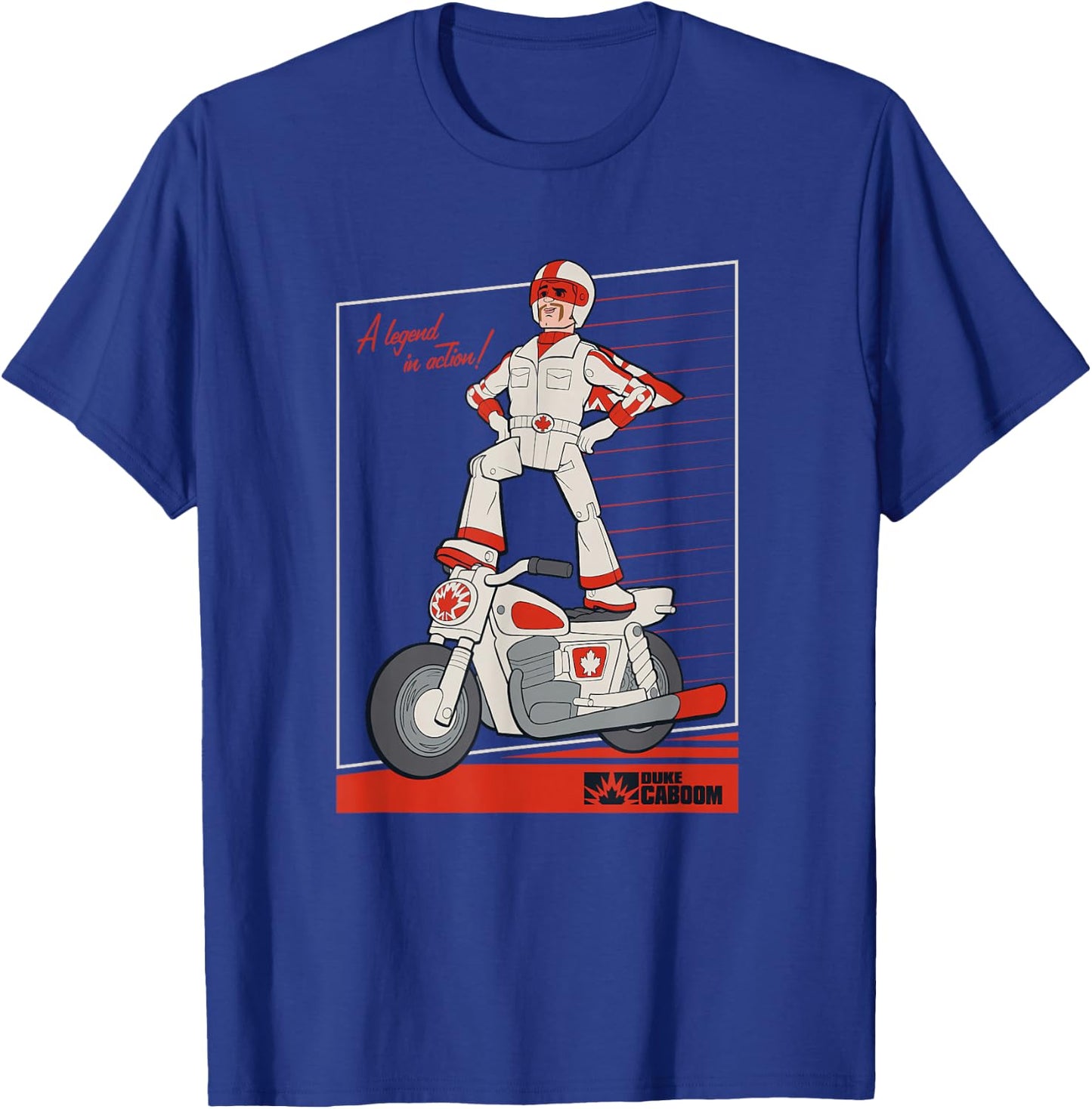 Disney Pixar Toy Story 4 Duke Caboom Legend T-Shirt - T-Shirt | Royal