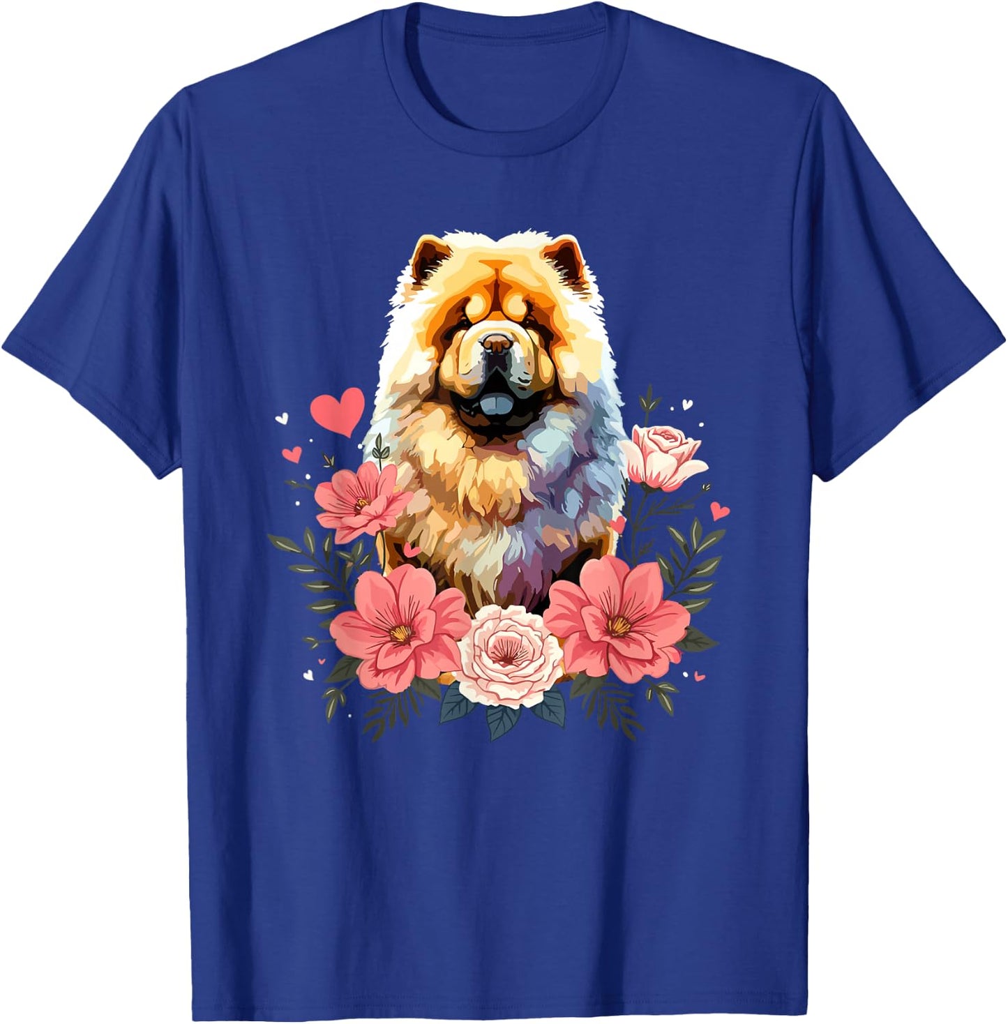 Roses Flowers Chow Chow T-Shirt - T-Shirt | Royal