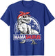 Mamasaurus T rex Dinosaur Funny Mama Saurus Mother's Family T-Shirt - T-Shirt | Royal