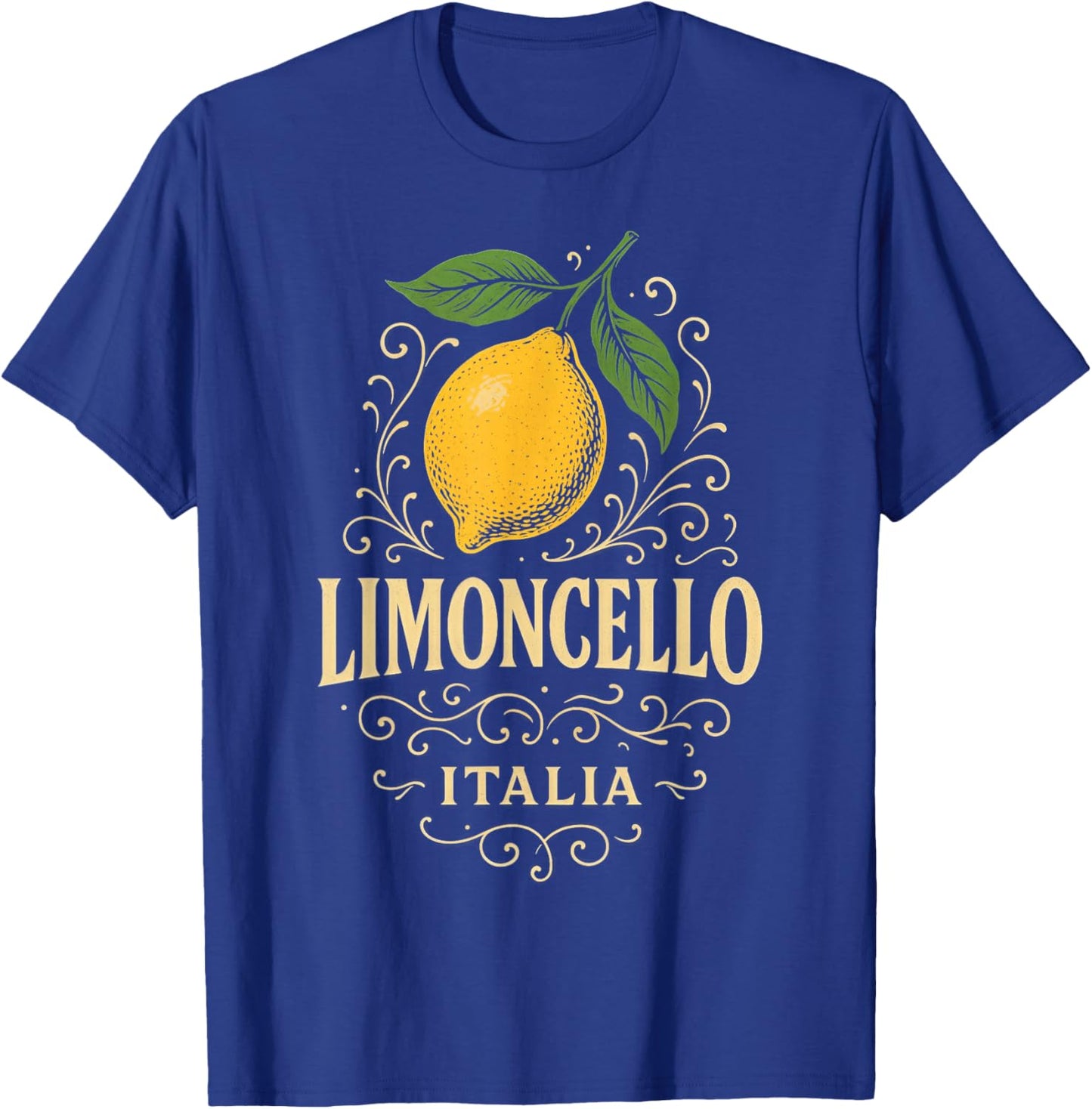 Limoncello Italy Lemon Drink Liquor Italian Gift Summer T-Shirt - T-Shirt | Royal