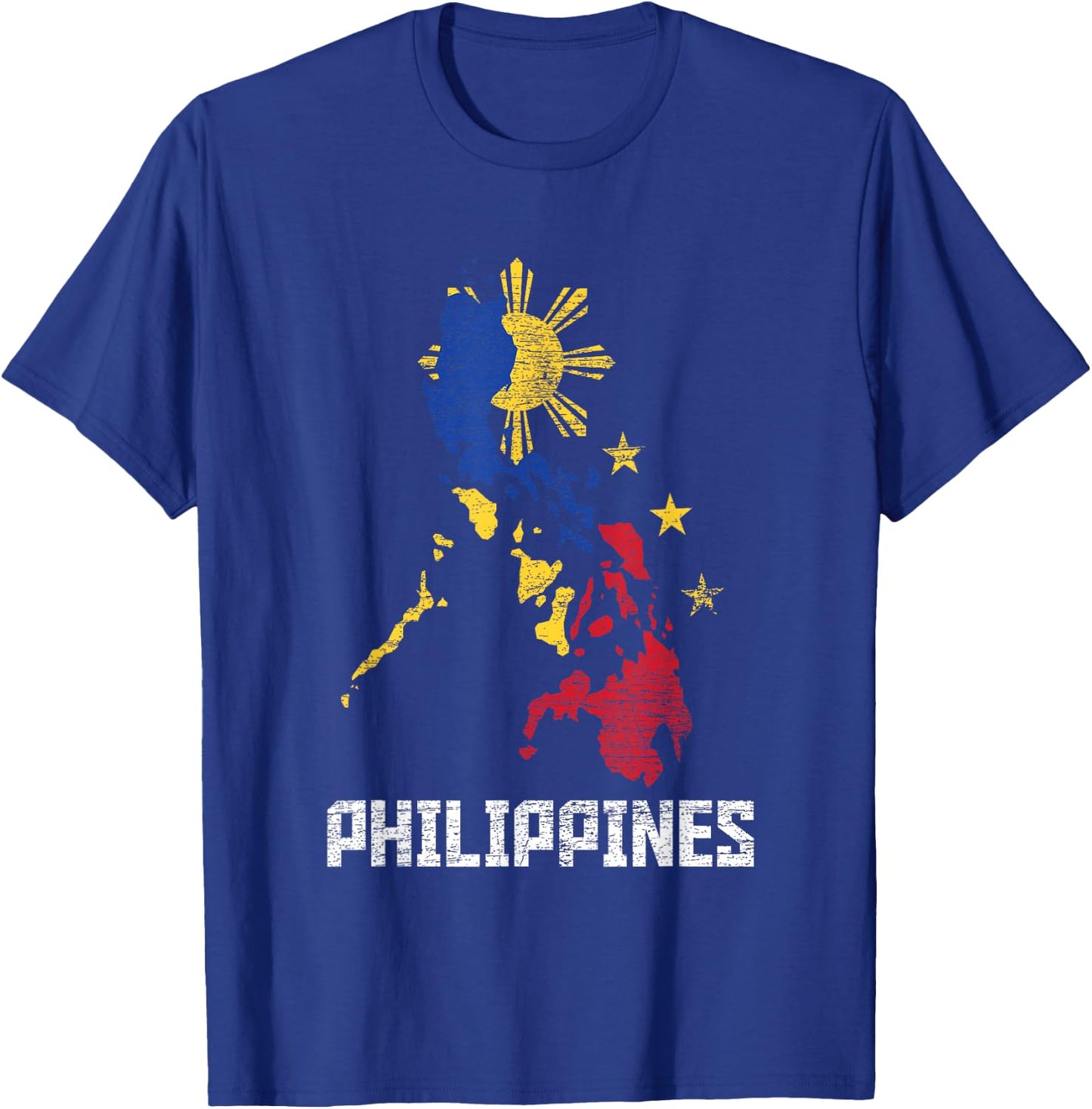 Philippine Flag Manila Philippines Filipino T-Shirt - T-Shirt | Royal