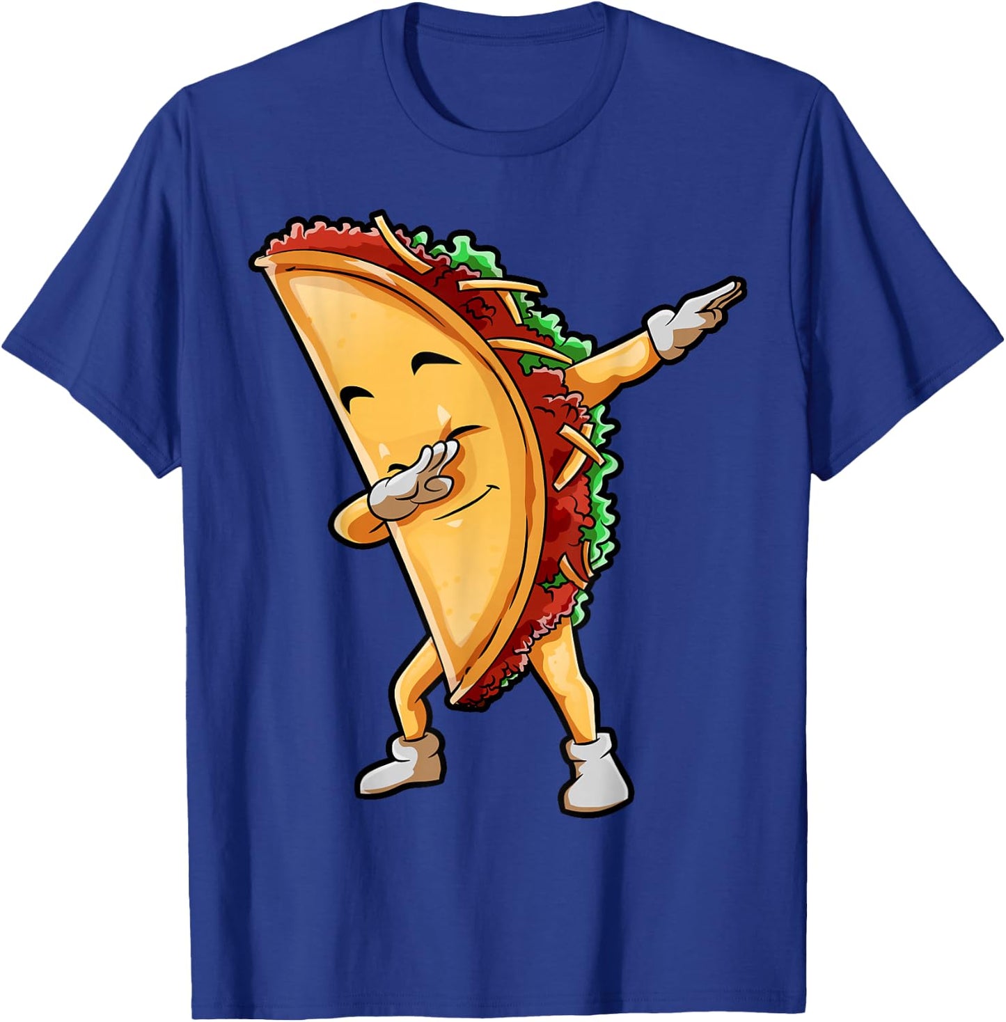 Dabbing Taco Cinco de Mayo Funny Kids Boys Mexican Food Dab T-Shirt - T-Shirt | Royal