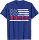 Bocce USA Flag T-Shirt - T-Shirt | Royal
