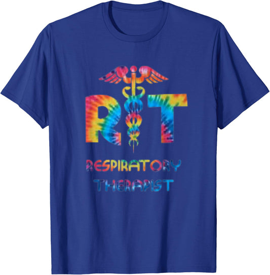 Respiratory Therapist, RT Medical Care Gift Shirt 9Dk T-Shirt - T-Shirt | Royal