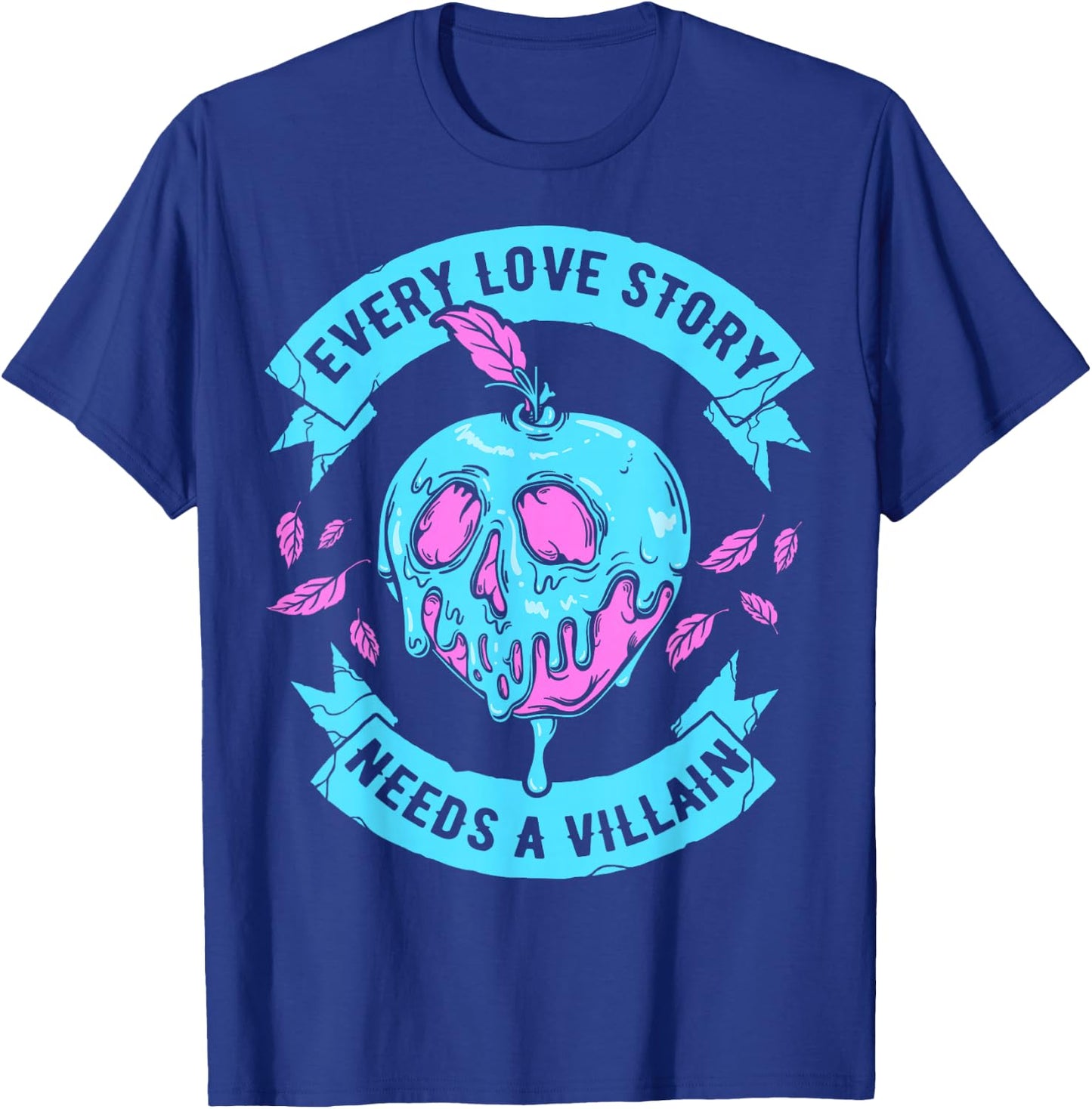 Disney Villains Valentine's Day Love Story Poison Apple Logo T-Shirt - T-Shirt | Royal