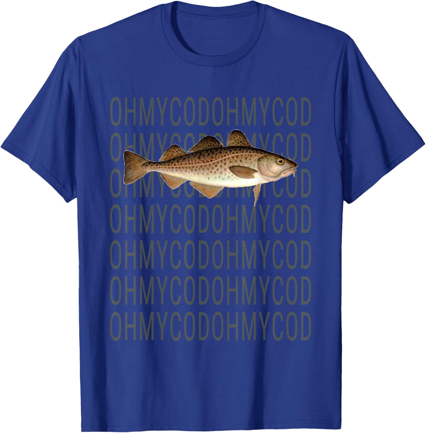 Shane Awesome - Oh My Cod Fish T-Shirt - T-Shirt | Royal