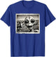 Funny Alien Selfie With Cows UFO Sci-Fi Humor T-Shirt - T-Shirt | Royal