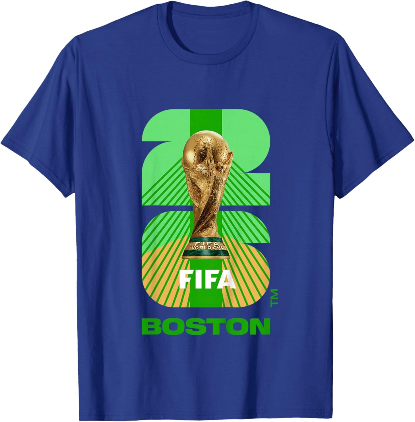Kids FIFA World CUP26 Boston Trophy Color T-Shirt - T-Shirt | Royal