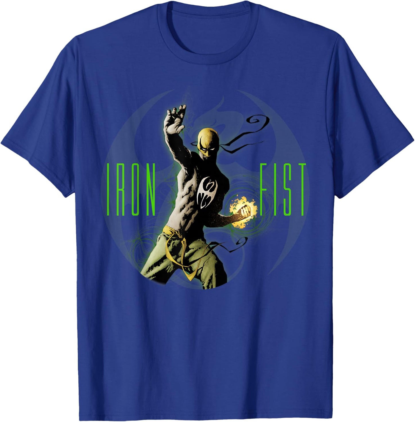 Marvel Iron Fist The Living Weapon Fist Power Up T-Shirt - T-Shirt | Royal