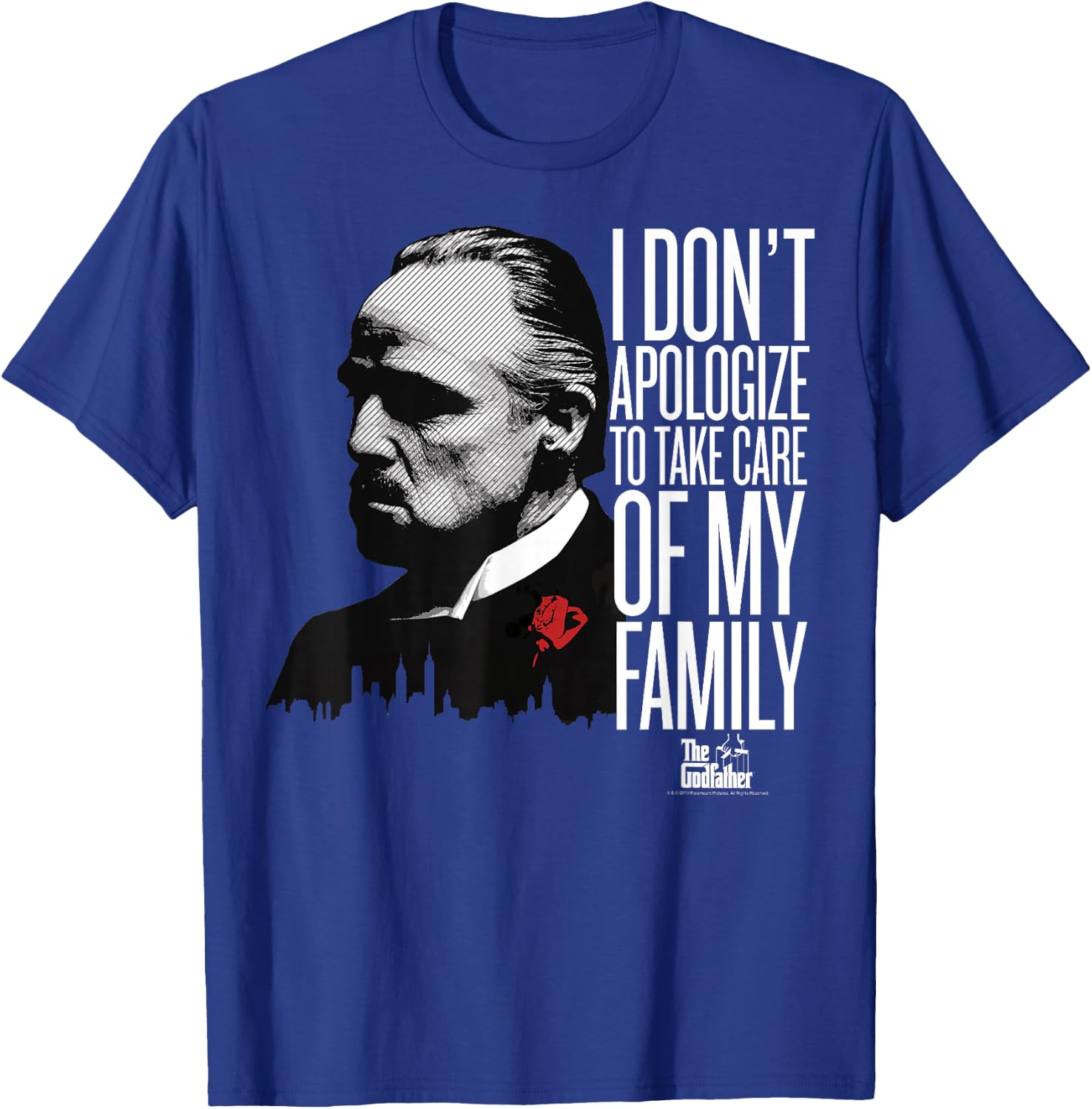 The Godfather I Don't Apologize to Take Care of My Family Small T-Shirt - T-Shirt | Royal