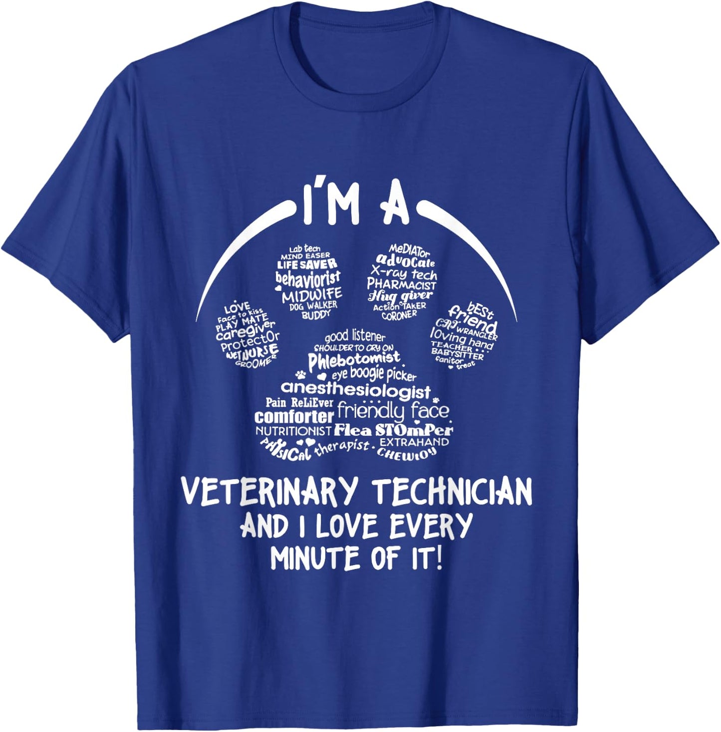 Veterinary Technician Appreciation Vet Tech T-Shirt - T-Shirt | Royal