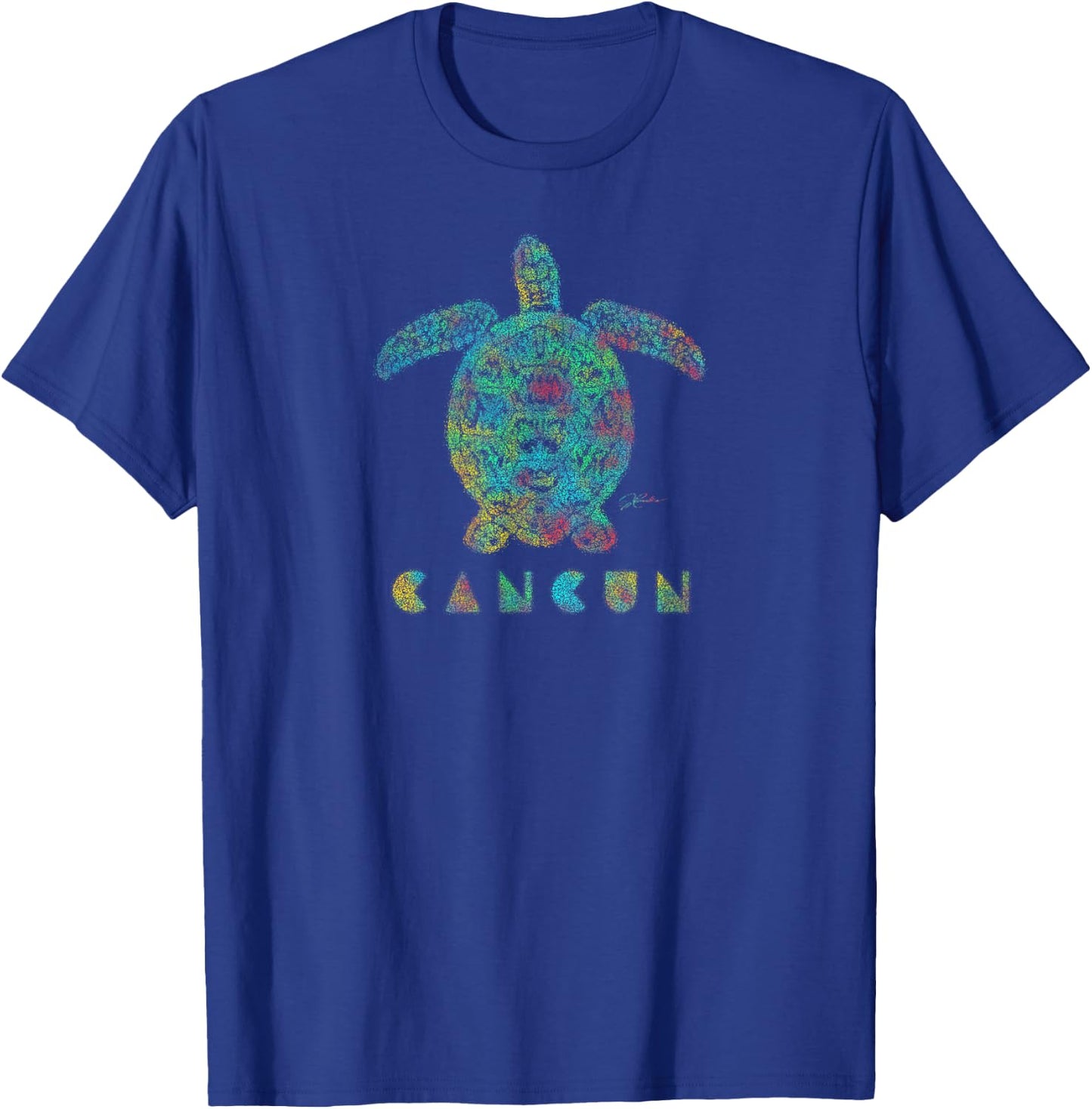 JCombs: Cancun Sea Turtle T-Shirt - T-Shirt | Royal