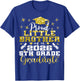 Proud Little Brother of 5th Grade Graduate 2026 Graduation T-Shirt - T-Shirt | Royal