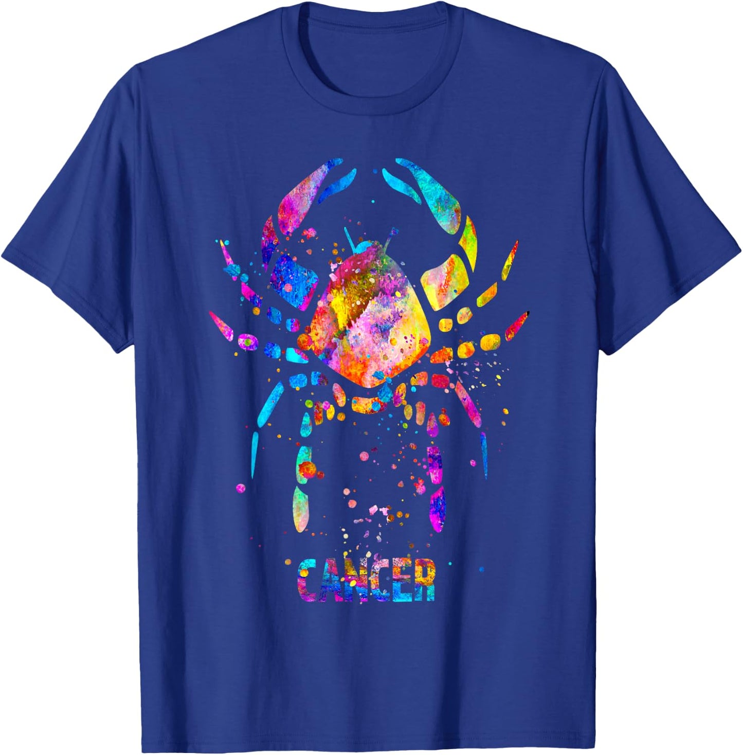 Cancer Zodiac Sign T-Shirt - T-Shirt | Royal