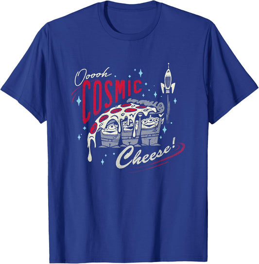 Disney Pixar Toy Story Ooooh Cosmic Cheese Aliens Retro Logo T-Shirt - T-Shirt | Royal