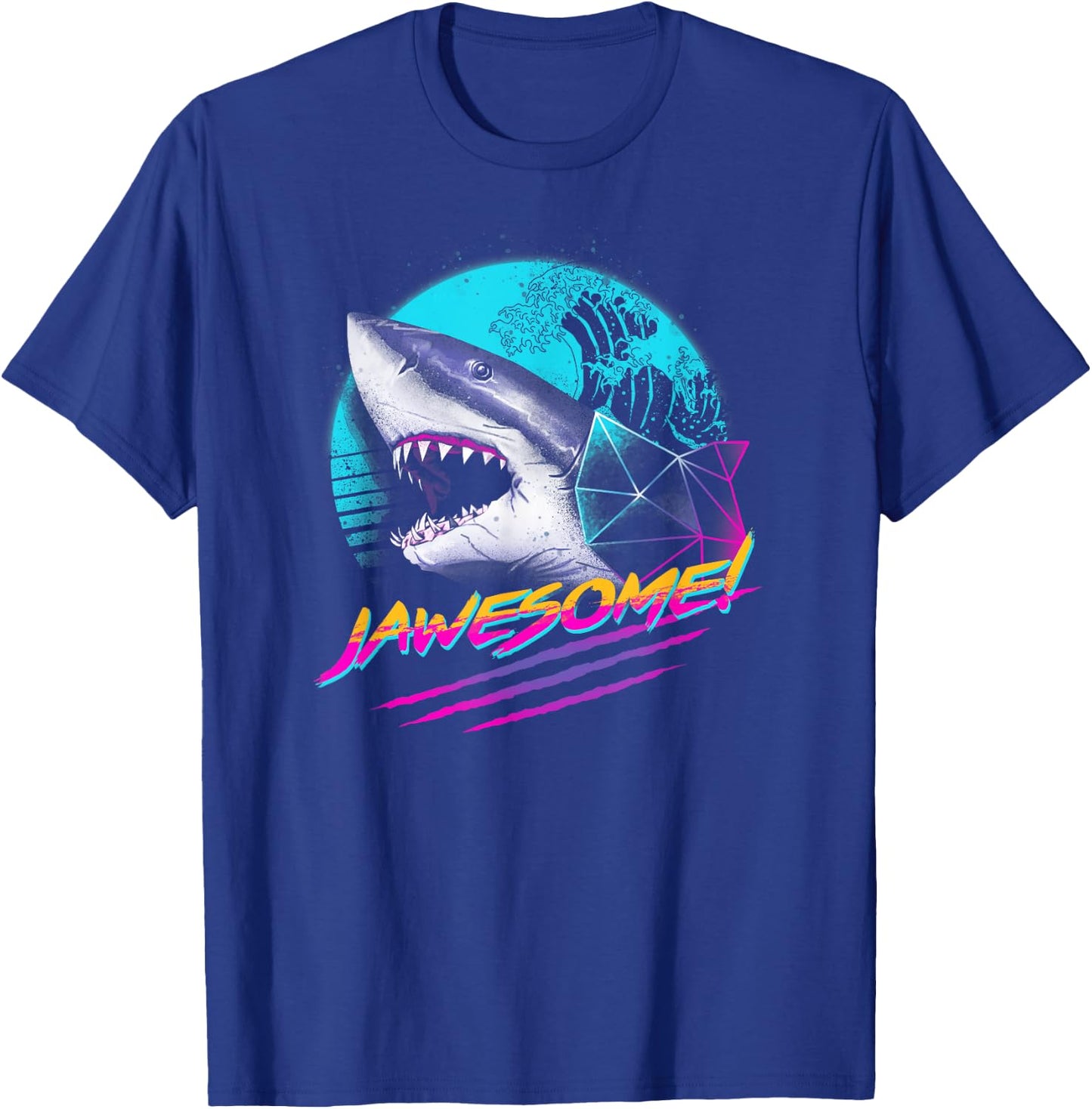 Jawesome Retro T-Shirt - T-Shirt | Royal
