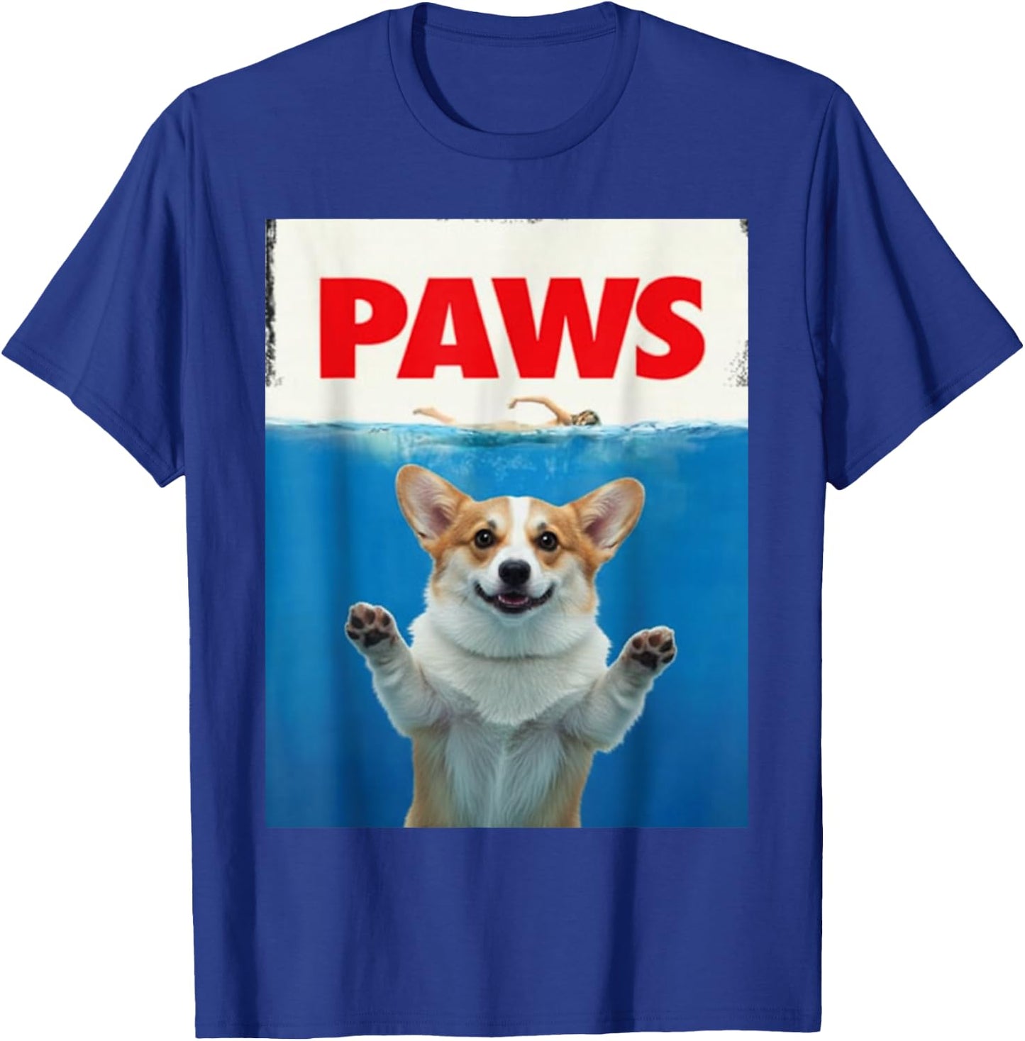 Paws Corgi Dog Shirts Funny Dog Gifts Women Kid T-Shirt - T-Shirt | Royal