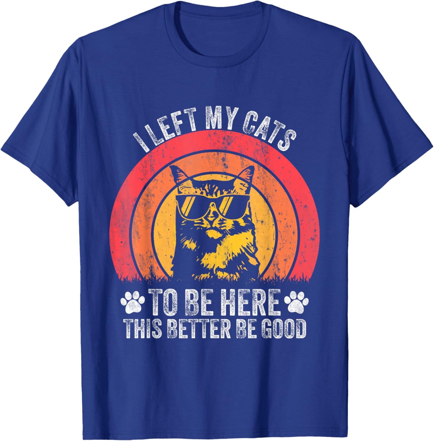 Funny Vintage T-Shirt - T-Shirt | Royal