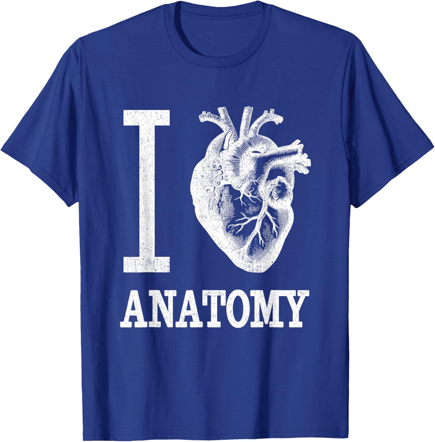 Funny I HEART ANATOMY Shirt Anatomical Cardiac Nurse T-Shirt - T-Shirt | Royal