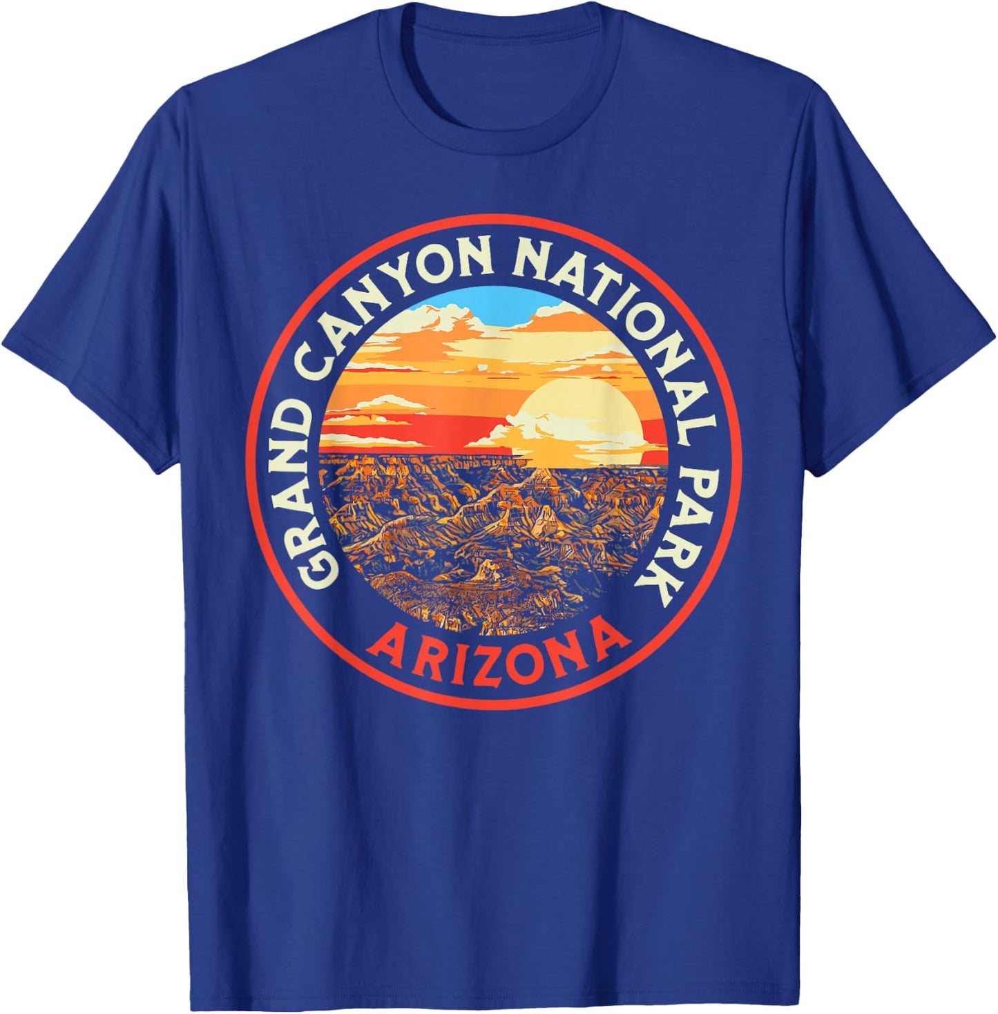 Vintage Grand Canyon National Park Retro 80s Graphic T-Shirt - T-Shirt | Royal