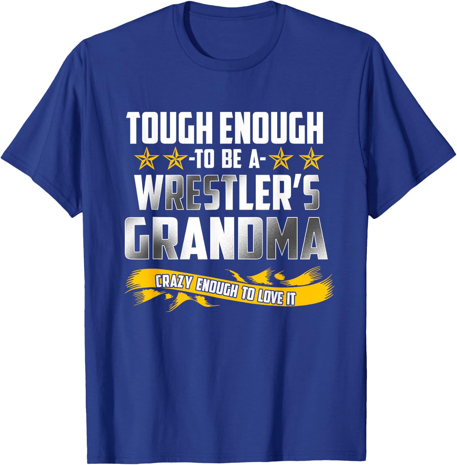 Wrestling Grandma Funny Wrestler T Shirt Gift T-Shirt - T-Shirt | Royal