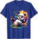 Panda with Sunglasses Motif Wildlife Panda Bear Animal Lover T-Shirt - T-Shirt | Royal